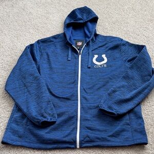 NFL Colts Blue Zip-Up Jacket